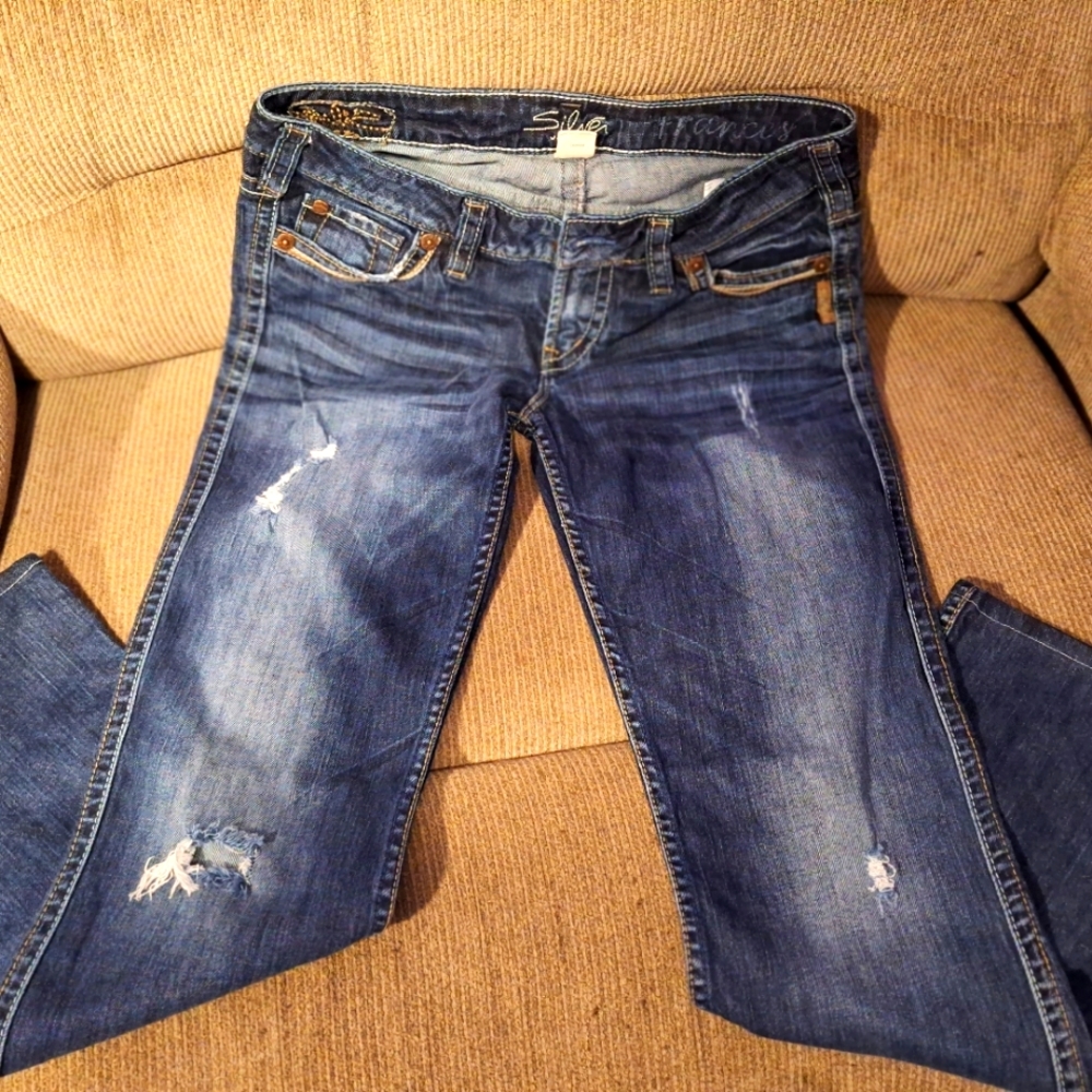 Silver jeans